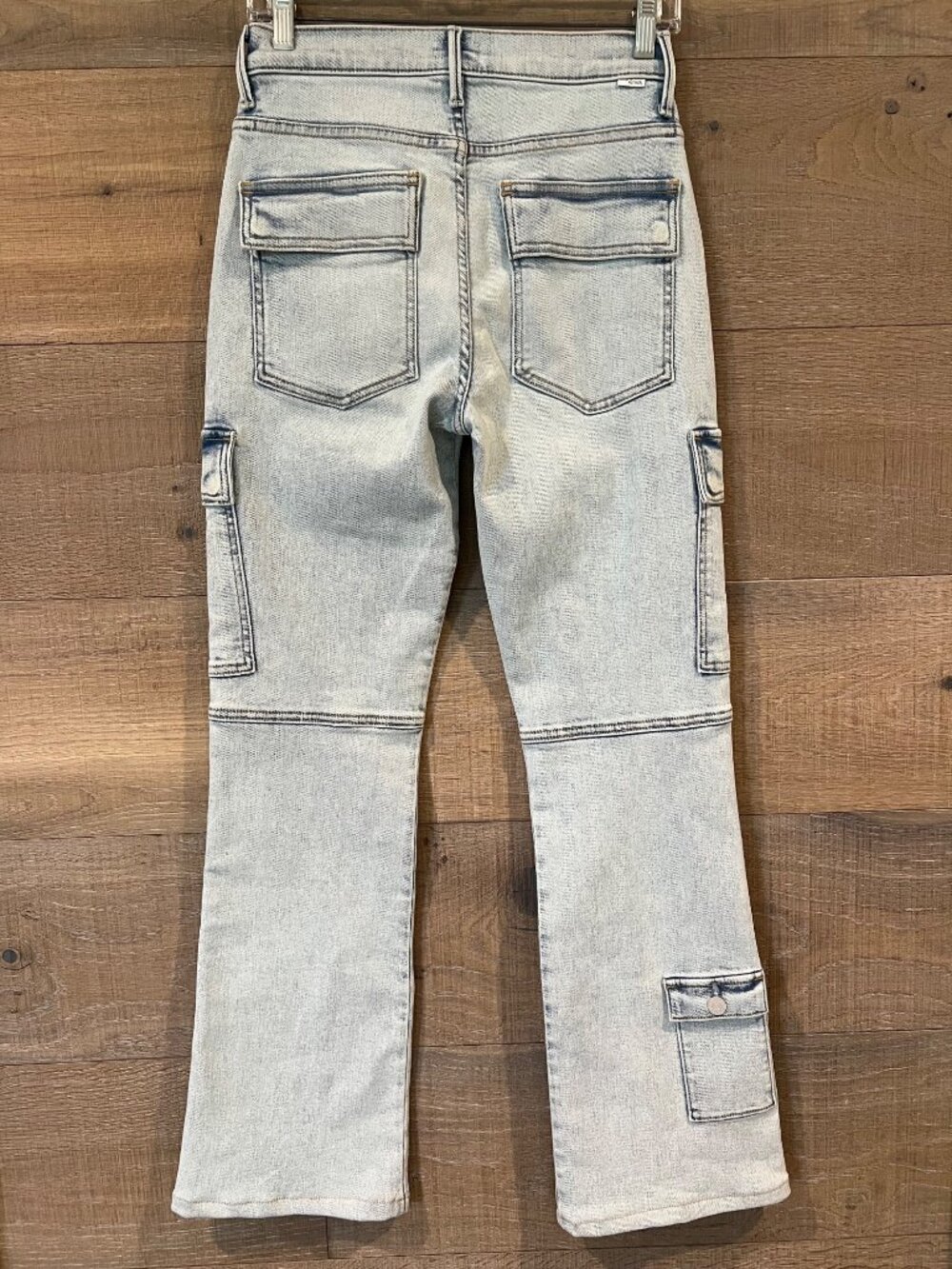MOTHER The Swiss Army Desperado Heel Glamour Shot Jeans SIZE 27 - Picture 8 of 12